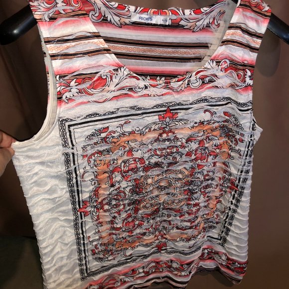 Very unique Ricki’s rolled tank top (XL) - Picture 1 of 6